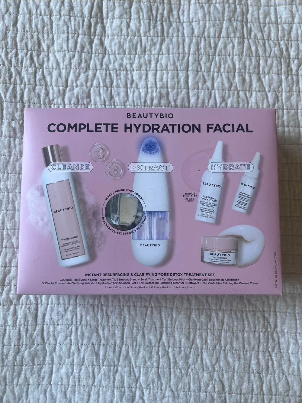 BeautyBio Complete Hydration Facial | Pore Detox Set with Bonus Items | NEW